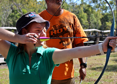 Seaforth Pines School Camp Archery Lesson