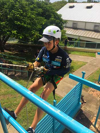School camps abseiling lessons.